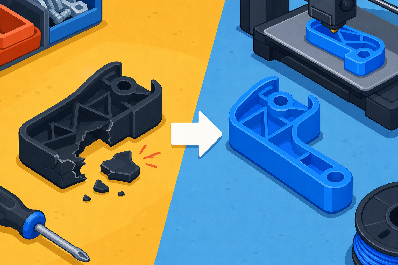 Broken Plastic Part? When to Replace It With a Custom 3D Print
